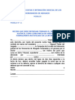 679 Recibo Que Debe Entregar Firmado El Intimado Al Alguacil