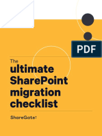 Ultimate Sharepoint Migration Checklist
