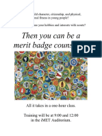 Become a merit badge counselor in 1 hour