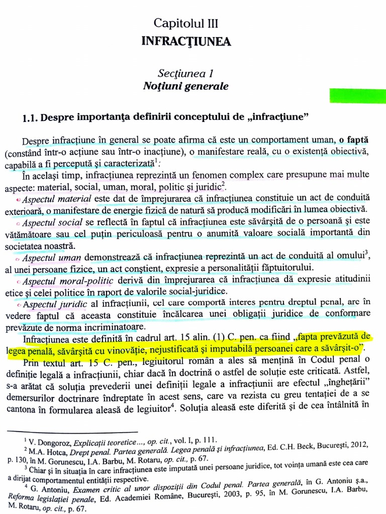 Infractiunea | PDF