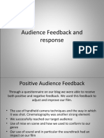 Audience Feedback and Response