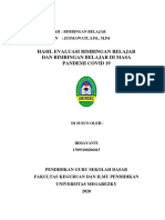 Hasil Evaluasi Bimbingan Belajar Dan Bimbingan Belajar Di Masa Pandemi Covid 19 PDF