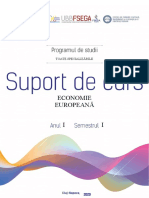 Economie Europeana -  Suport de Curs