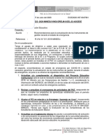 Recomendaciones para actualizar instrumentos de gestión durante la emergencia