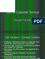 CRM & Customer Service