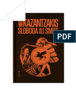 Nikos Kazantzakis - Sloboda Ili SMRT