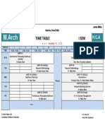 Time Table 1st Sem, Session 2020-21