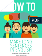 How To: Make Long Sentences in English