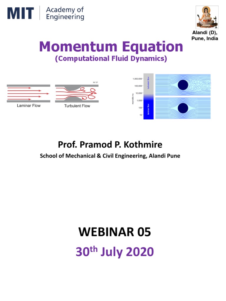 Momentum Equation in Fluid Dynamics | PDF | Momentum | Navier–Stokes ...