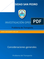 Problema de Transporte en la Universidad San Pedro: Soluciones Óptimas y Alternativas