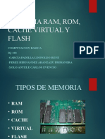 Ram, Rom, Cache, Virtual y Flash E5