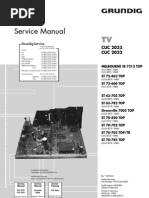 GRUNDIG TV - Mod ST-72-862 TOP - Chasis CUC 2033