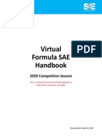 Virtual Formula SAE Handbook: 2020 Competition Season