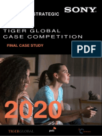 Videogame Strategic Support: Tiger Global Case Competition