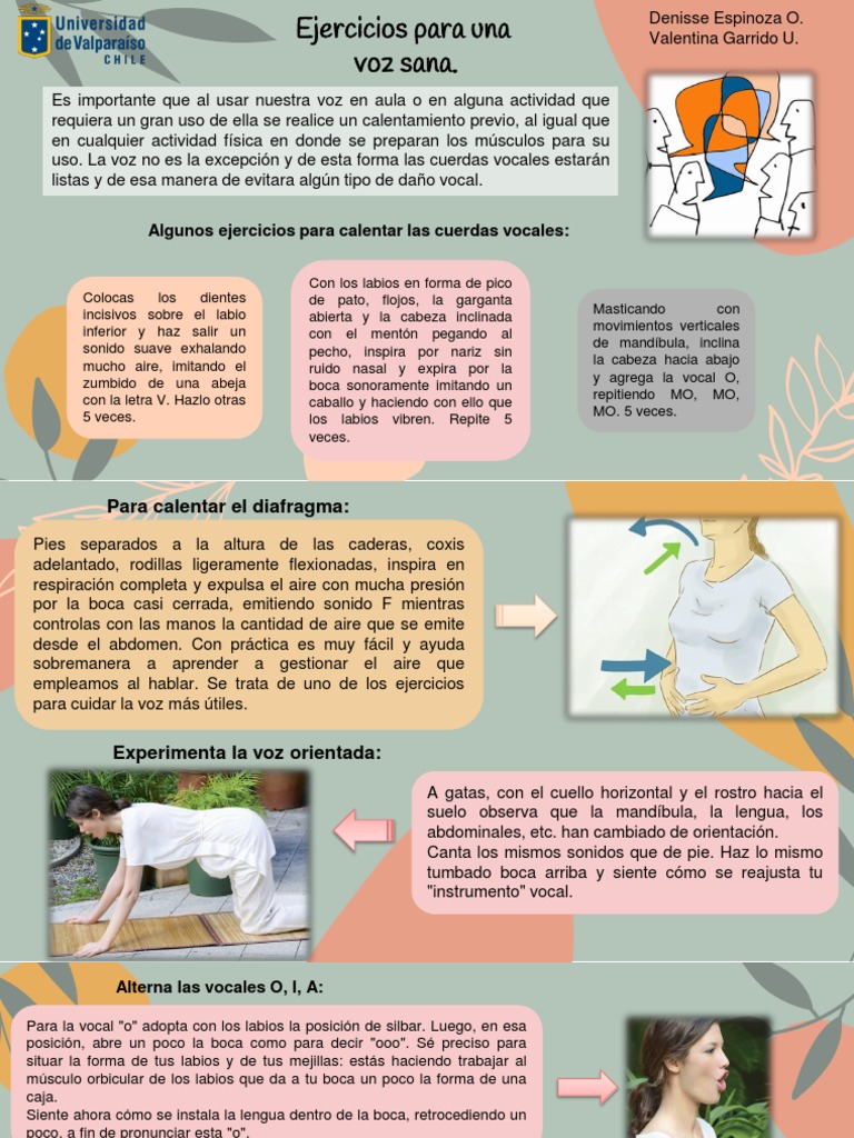 Ejercicios para Cuidar la Voz | PDF | Otorrinolaringología | Naturaleza