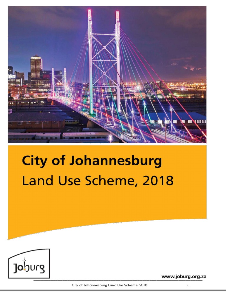 (2018) City of Johannesburg Land Use Scheme - FINAL 2018 | PDF | City