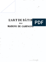 L Art de Bâtir Des Maisons de Campagne PDF