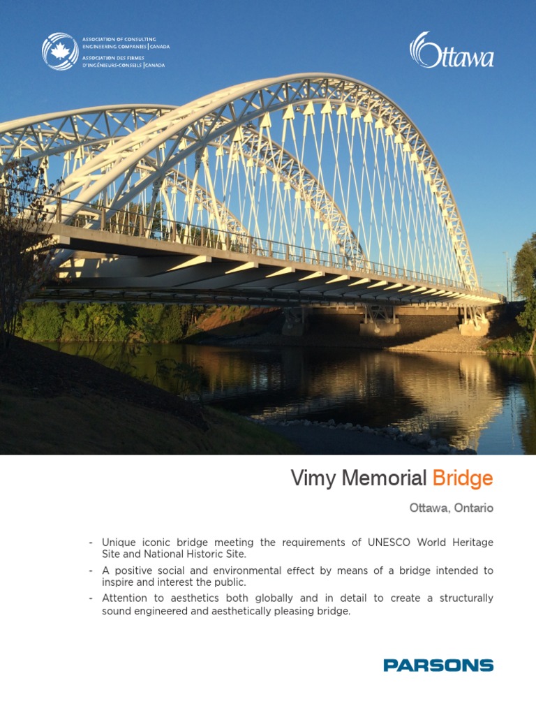 Vimy Memorial Bridge: A UNESCO Icon | PDF | Ottawa | Bridge