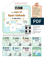 Arrays of Equal Addends: Grade 2