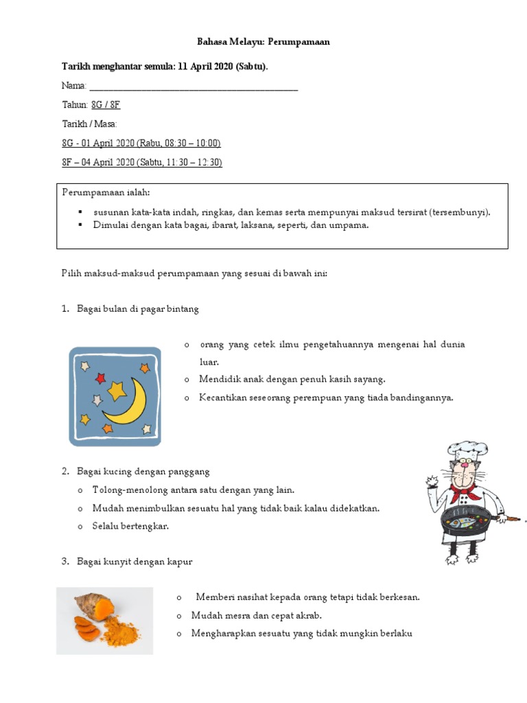 Latihan Perumpamaan Tahun 8 Pdf