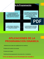 Aplicaciones Porgrmacion Dinamica