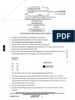 CSEC June 2004 Mathematics P1