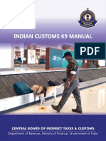 Indian Customs k9 Manual