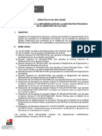 DIRECTIVA #001-2021-SG/MC Lineamientos para La Implementación de La Gestión Por Procesos en El Ministerio de Cultura