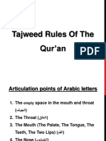 Tajweed Rules of The Qur'an