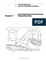 NRCS Part 630 Hydrology - Chapter 5 Streamflow Data