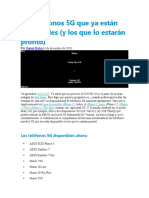 Los teléfonos 5G que ya están disponibles