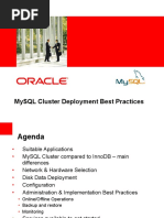 Mysql Cluster Deployment Best Practices