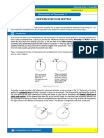 Uniform Circular Motion: Discussion of Theory No. 5