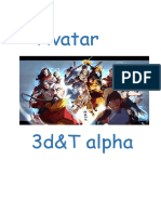 Avatar 3d&t Alpha