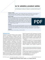 Drug Selection For Ambulatory Procedural Sedation PDF