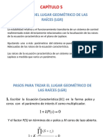 Capítulo 5 MÉTODO DEL LUGAR GEOMÉTRICO DE LAS RAÍCES (LGR)