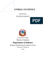 Industrial Statistics 7374