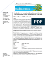 Antitoxic Formulations On Sirisha