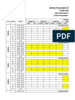 Format Jadwal KBM 2021