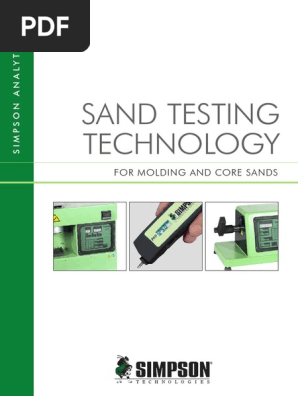 Simpson Sand Testing Catalog | PDF | Casting (Metalworking) | Foundry