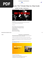 12how To Mix Vocals - The 7 Simple Step-by-Step Guide