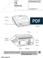 Kenwood RDM 23 Service Manual