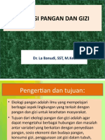 Ekologi Pangan Dan Gizi