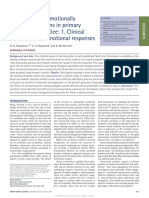 Understanding Emotionally Relevant Situations in Primary Care Dental Practice: 1. Clinical Situations and Emotional Responses