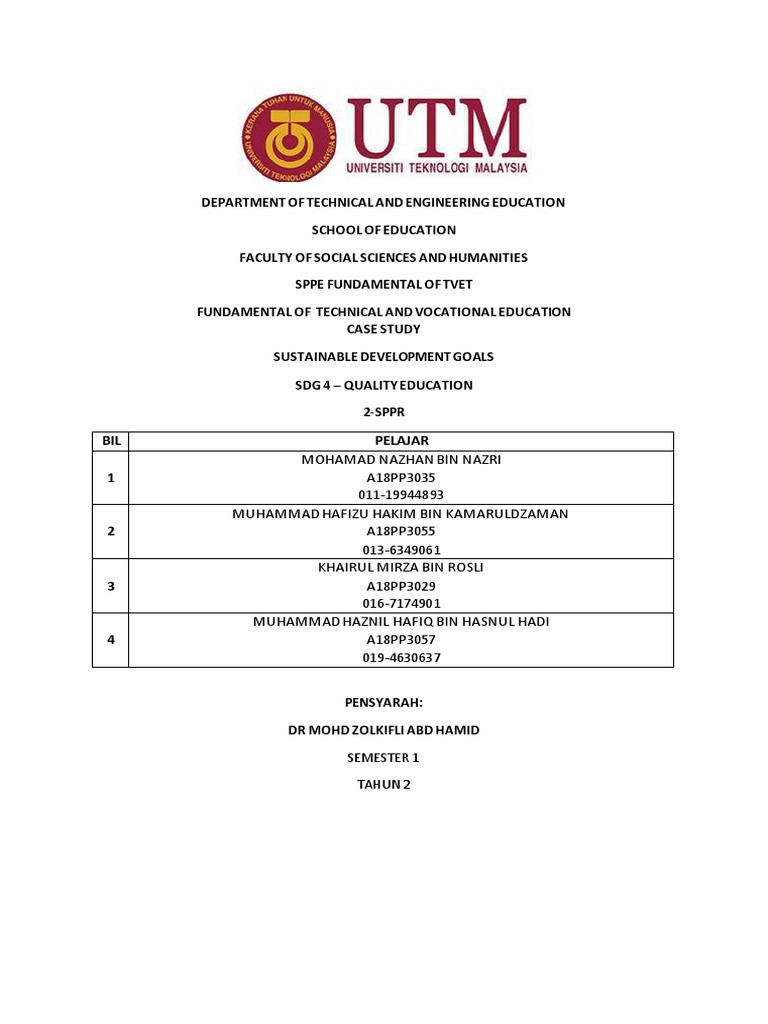 Sdg Case Study Pdf Pdf