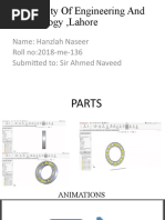 University of Engineering and Technology, Lahore: Name: Hanzlah Naseer Roll No:2018-Me-136 Submitted To: Sir Ahmed Naveed