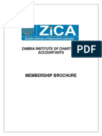 Membership Brochure: Zambia Institute of Chartered Accountants