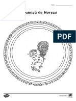 Ceramică Cu Motive Traditionale - Pagini de Colorat PDF