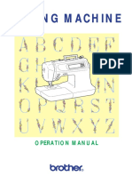 Sewing Machine: Operation Manual