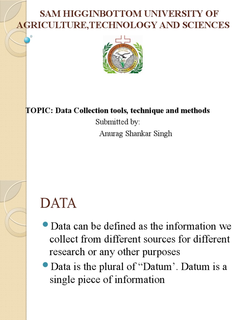 Data Collection Tools and Methods Guide | PDF | Data | Survey Methodology